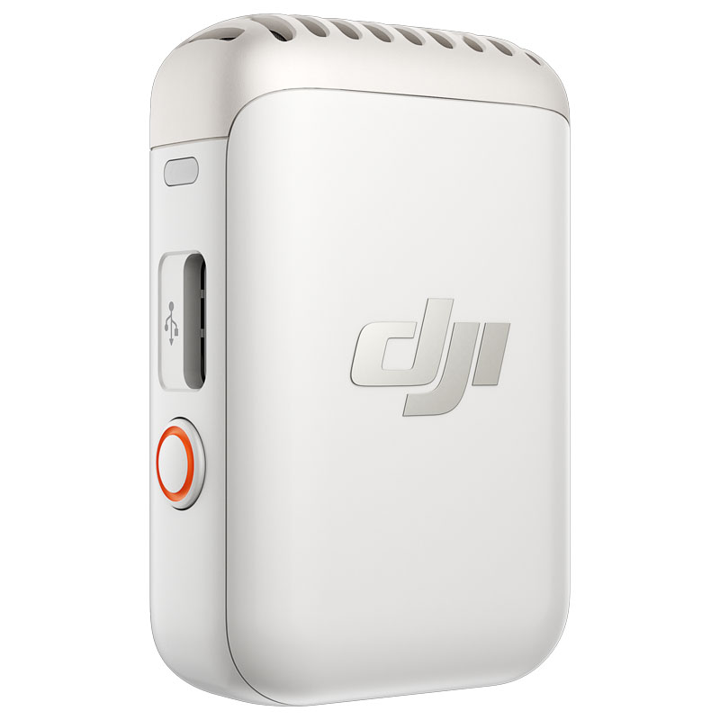DJI Mic 2 transmitter platinum white