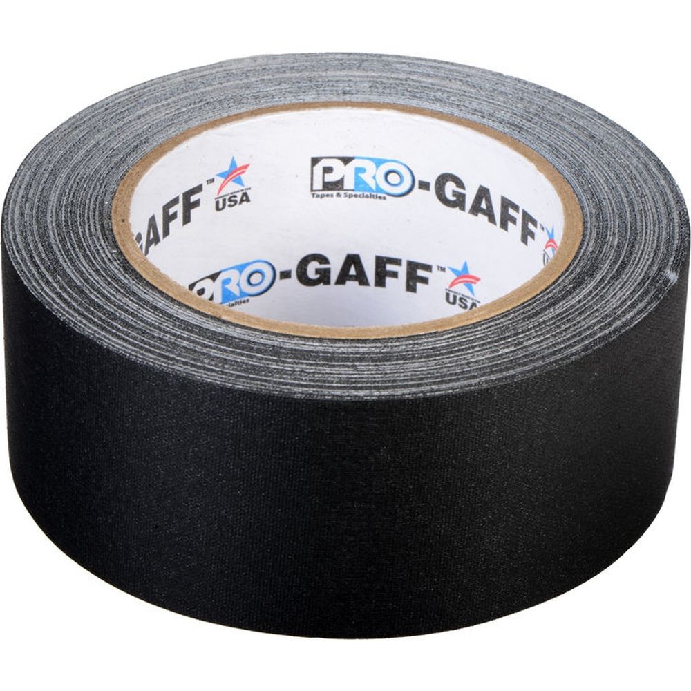 Ruban adhésif textile noir Pro Tapes Pro Gaff 48 mm x 22,8 m