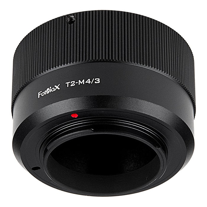 Fotodiox Adaptateur de monture d'objectif - Objectif SLR à monture à vis T-Mount (T / T-2) pour boîtier d'appareil photo sans miroir à monture Micro Four Thirds (MFT, M4/3)