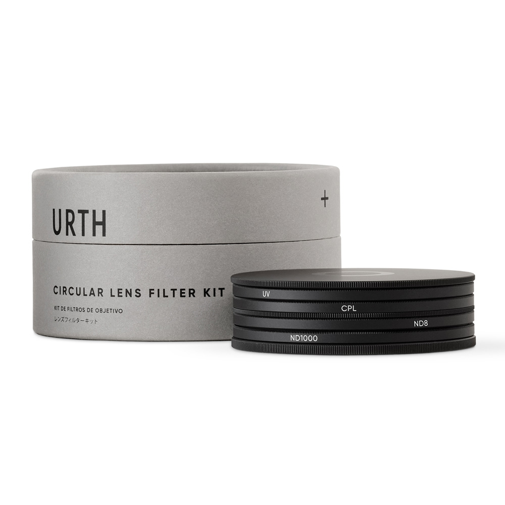 Kit de filtre Urth 77mm UV, Polarisation Circulaire (CPL), ND8, ND1000 (Plus+)