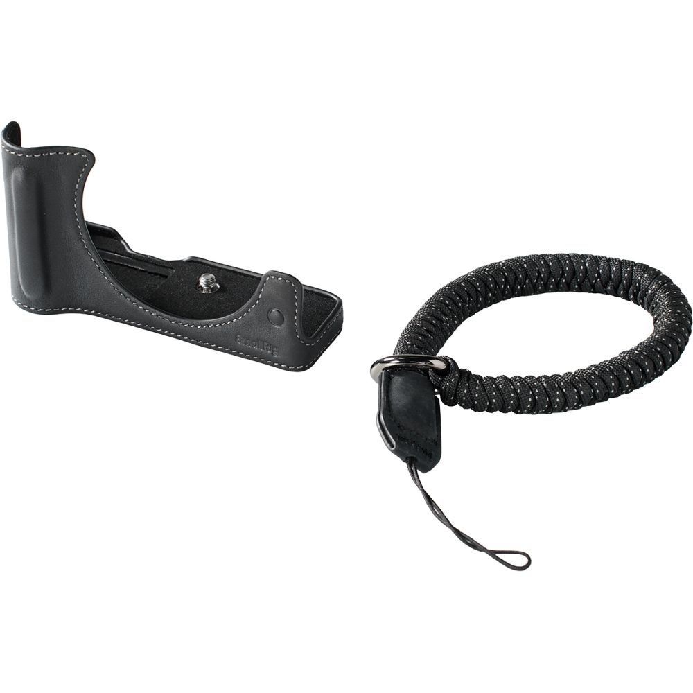 SmallRig 5433 Kit de demi-étui en cuir pour Canon EOS R50 V (Noir)