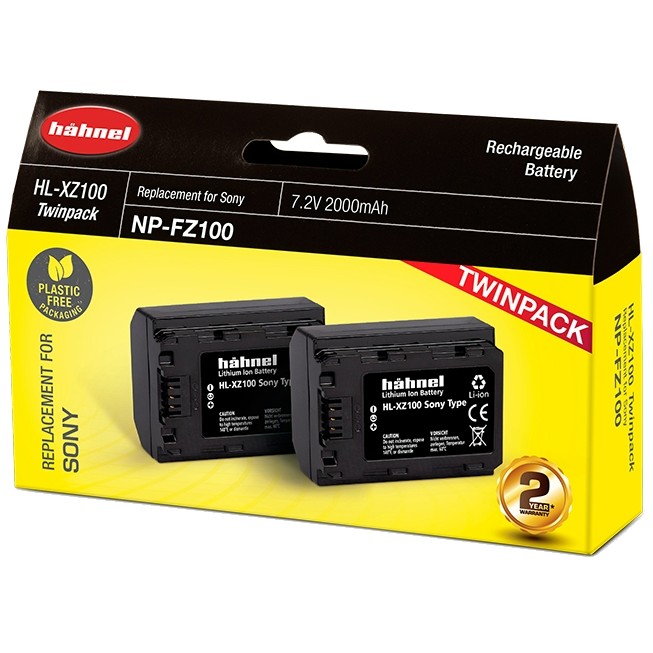 Hähnel HL-XZ100 Sony Type Twin Pack