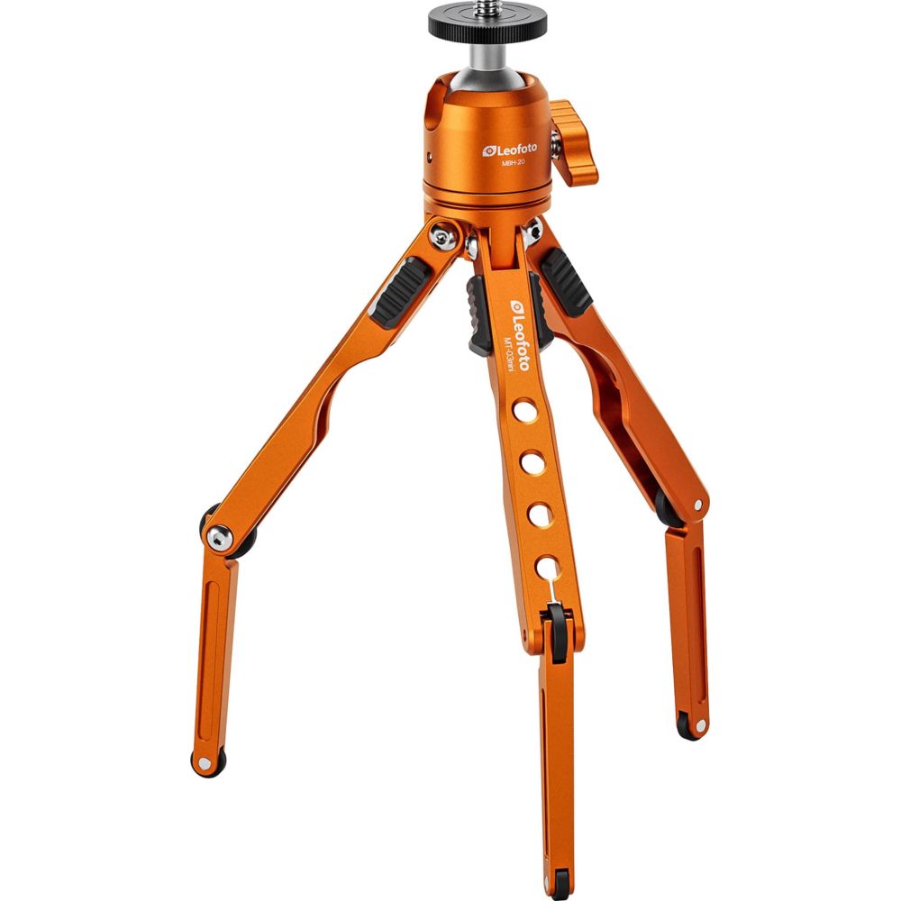 Trépied de table Leofoto MT-03mini + rotule MBH-20 (orange)