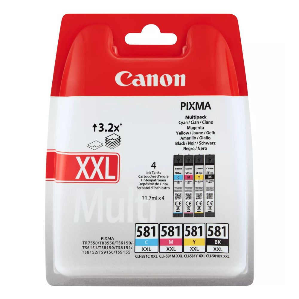 Canon CLI-581XXL C/M/Y/BK multipack Sec