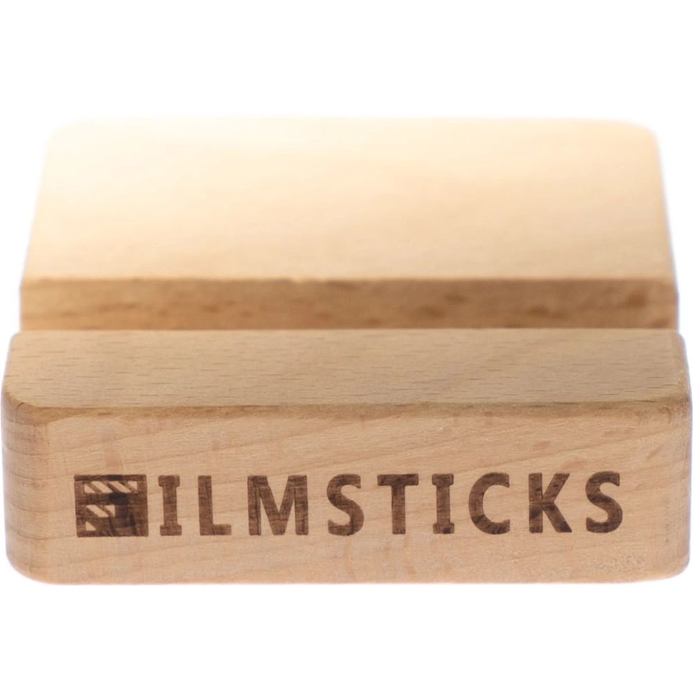 Filmsticks Support en bois pour smartphones et clap de cinéma