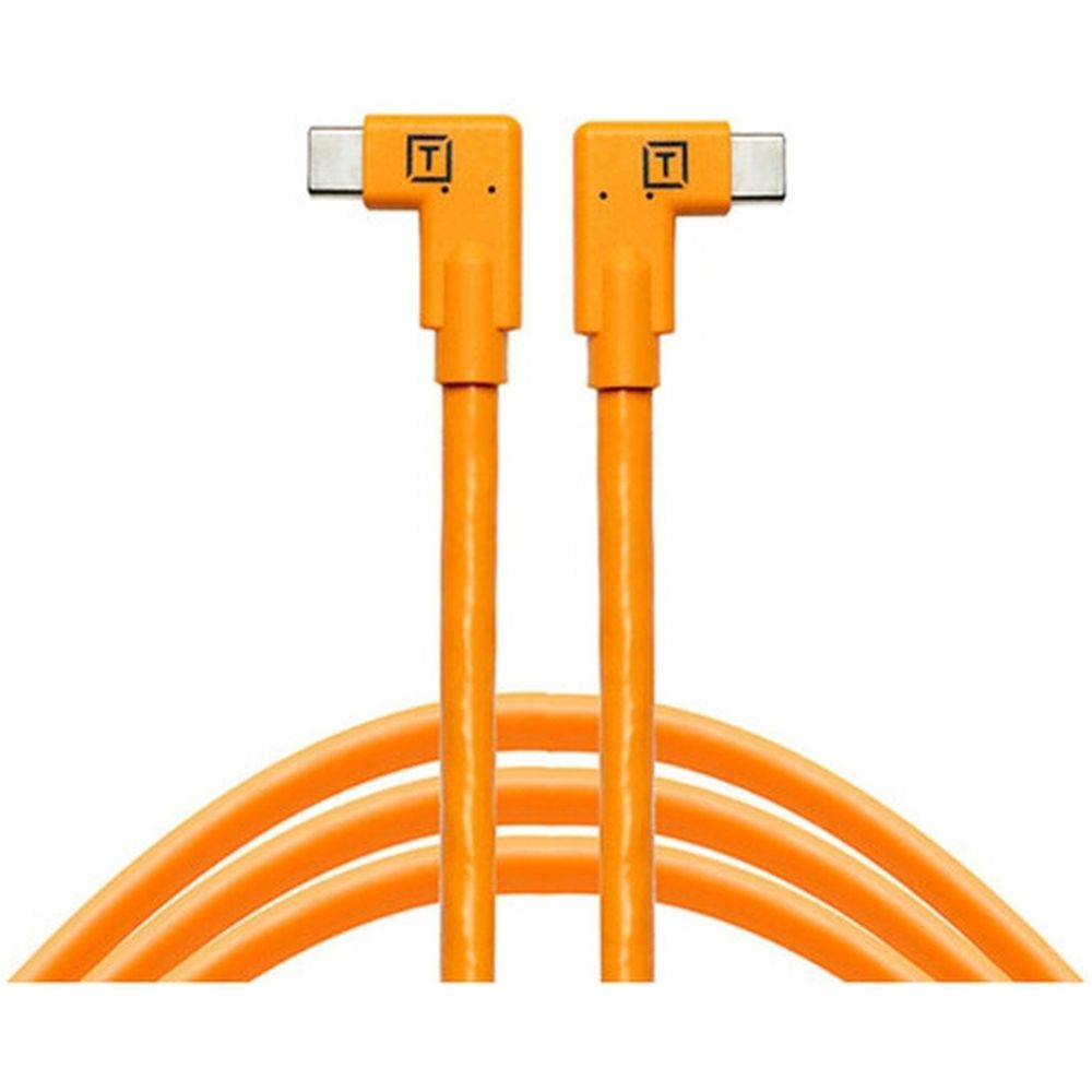 Tether Tools TetherPro USB-C angle droit orange 4,6m