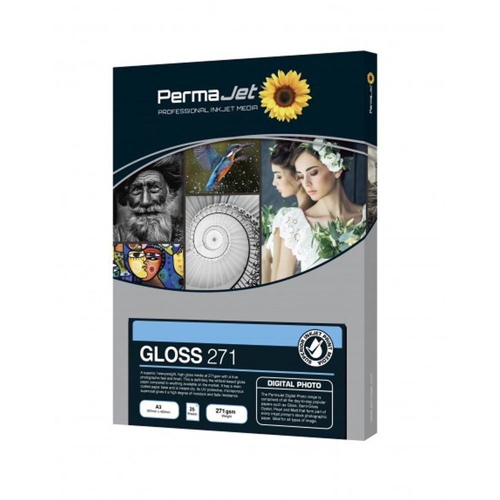 PermaJet PJ50832 Gloss Instant Dry 271 A3+ 25 feuilles