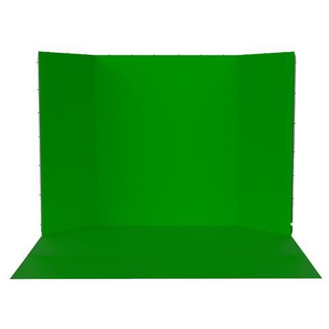 Arrière-plan panoramique StudioKing Green Screen FSF-240400PT 240x400 cm