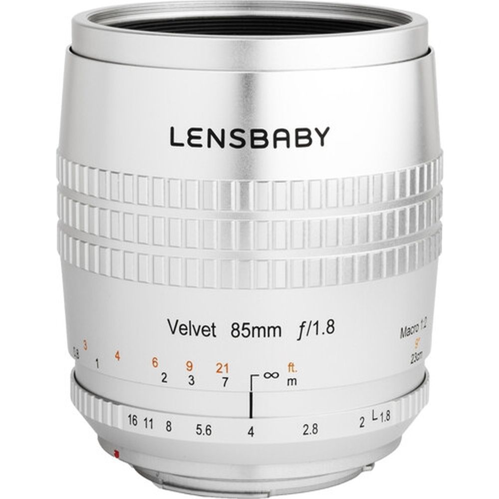 Lensbaby Velvet 85 Canon RF (Argent)