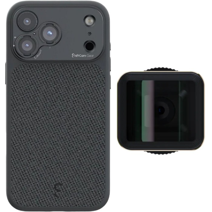 ShiftCam Camera Case S.Mount - iPhone 17 Pro Max (Foncé) + LensUltra 1,55x Anamorphic