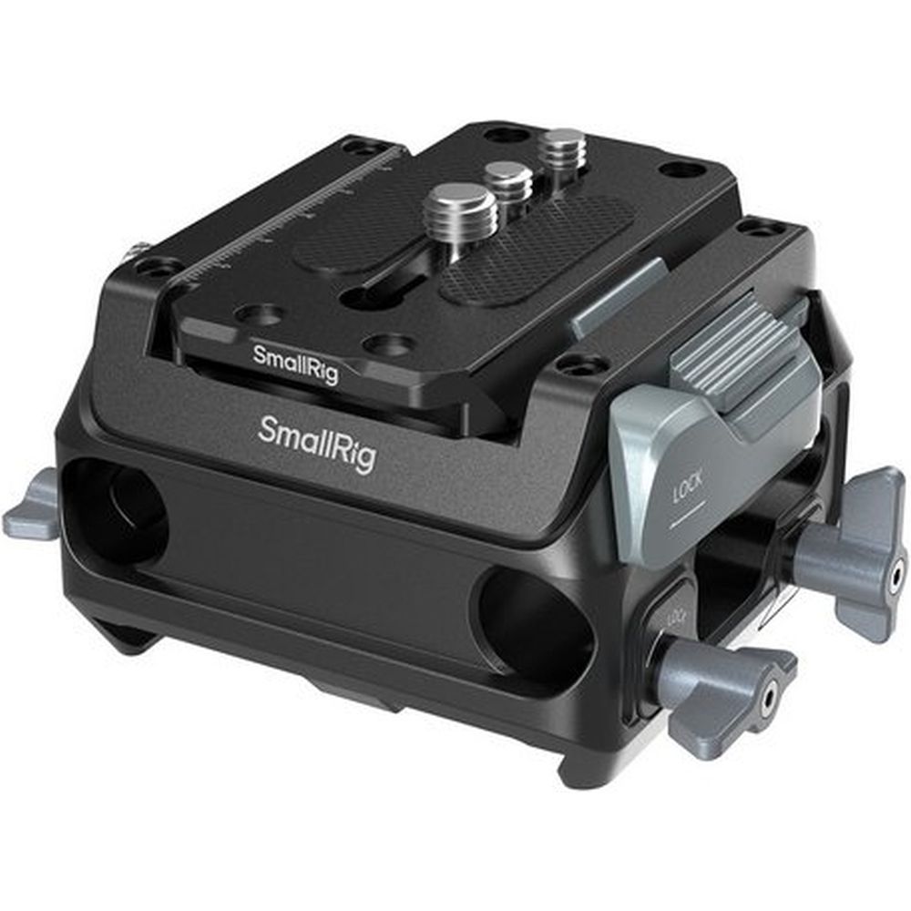 Kit de plaque de montage SmallRig 5366 de type Manfrotto avec pince à double tige de 15 mm