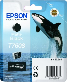 Epson T7601 Photo Noir Mat Haute Capacité 25,9 ml