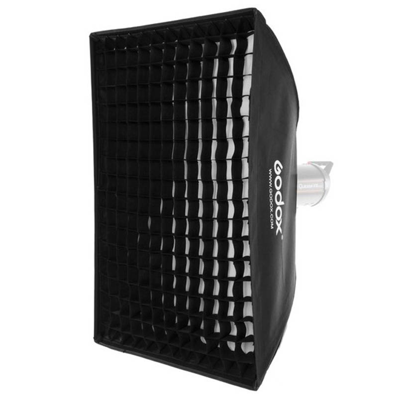 Godox Paraplu Boîte à lumière Bowens 80x120 avec grille