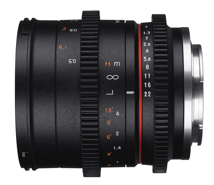 Samyang 50mm F1.3 Cine AS UMC CS Sony Monture E