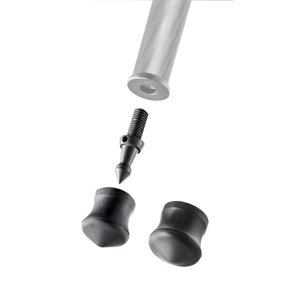 Pointe Gitzo GSFM + Pied en Caoutchouc