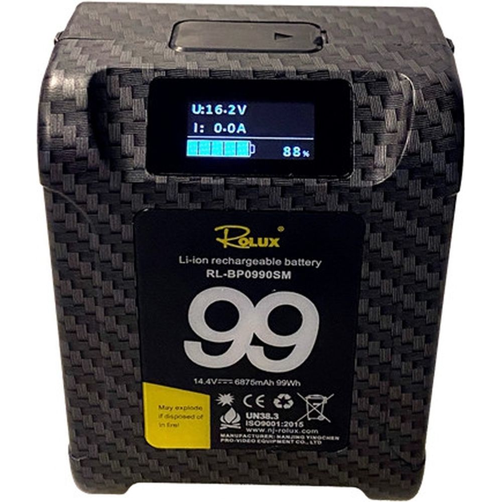 Batterie Rolux Smart V-Mount RL-BP0990SM 99 Wh 14,4 V 6875 mAh