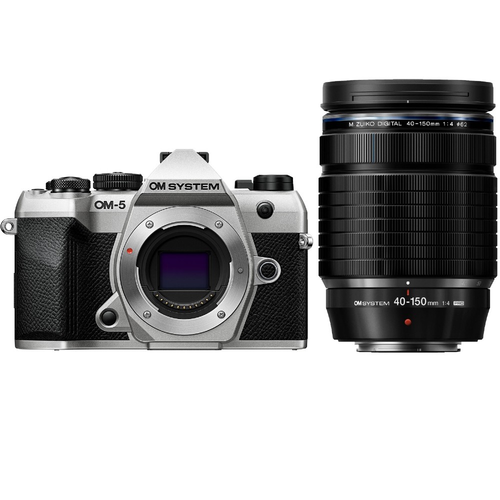 OM SYSTEM OM-5 II argent + ED 40-150mm F/4.0 PRO