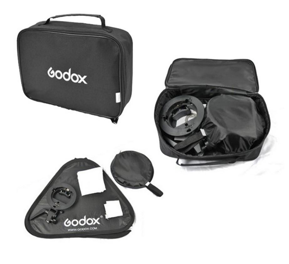 Godox S-Type Bracket + Boîte à lumière 80x80cm + Grid
