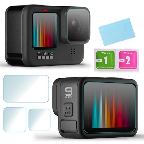 MOJOEAR Protecteur d'écran pour GoPro Hero 9/10 - Verre trempé
