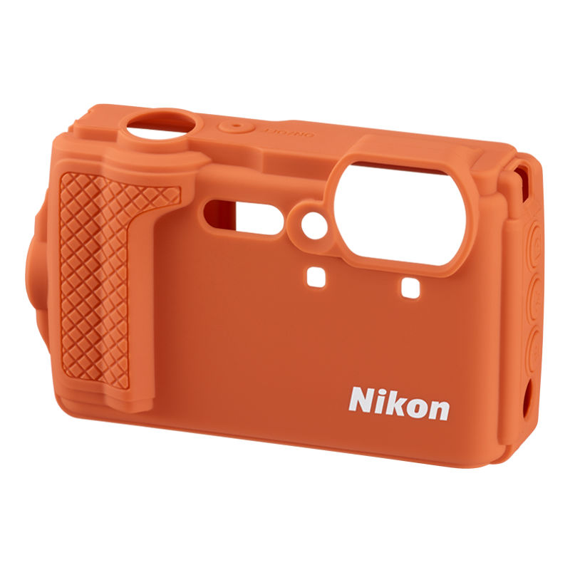 Housse de protection en silicone Nikon Coolpix W300, orange