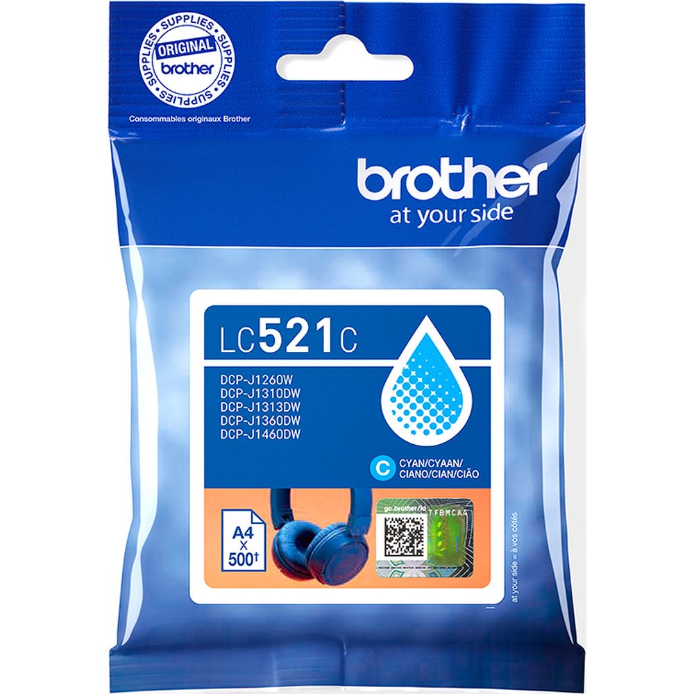 Cartouche d'encre cyan Brother LC-521C