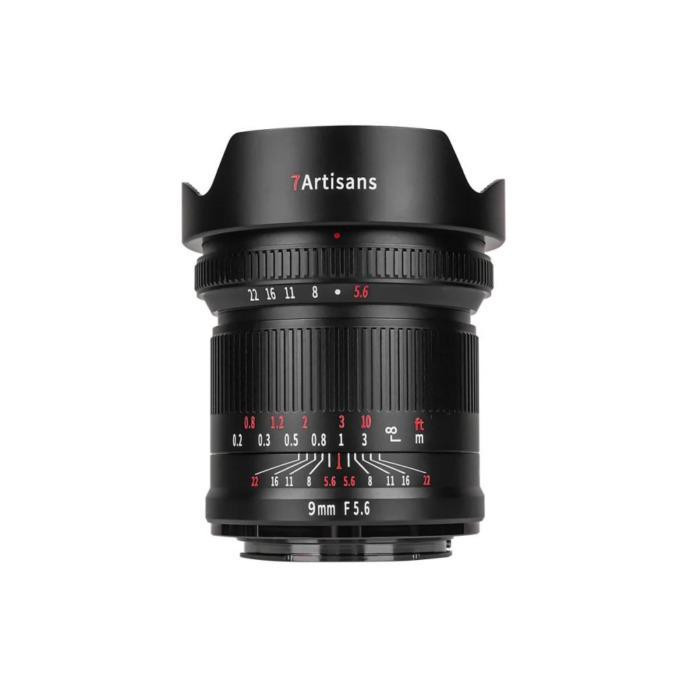 7artisans 9mm F/5.6 (monture Canon EOS-R), noir