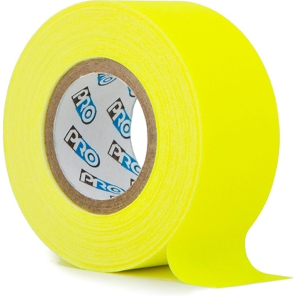 Ruban adhésif professionnel Pro Gaff Pro Pocket 24 mm x 5,4 m Jaune fluorescent