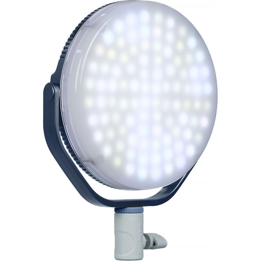 Panneau lumineux rond à LED Nanlite Miro 30c couleur (bleu nuit)