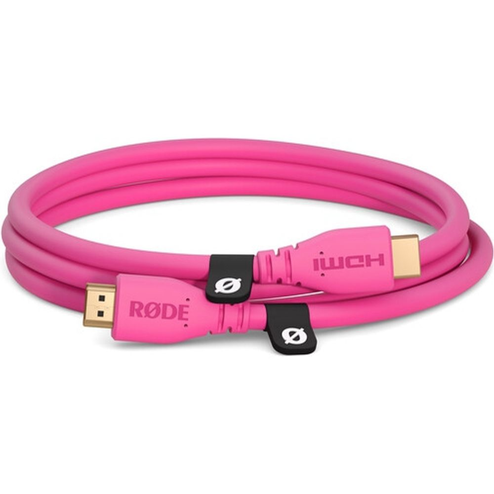 Câble HDMI rouge 1,5 m rose