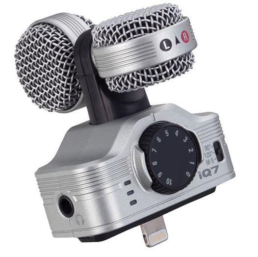 Zoom iQ7 XY Microphone stéréo pour iPhone et iPad