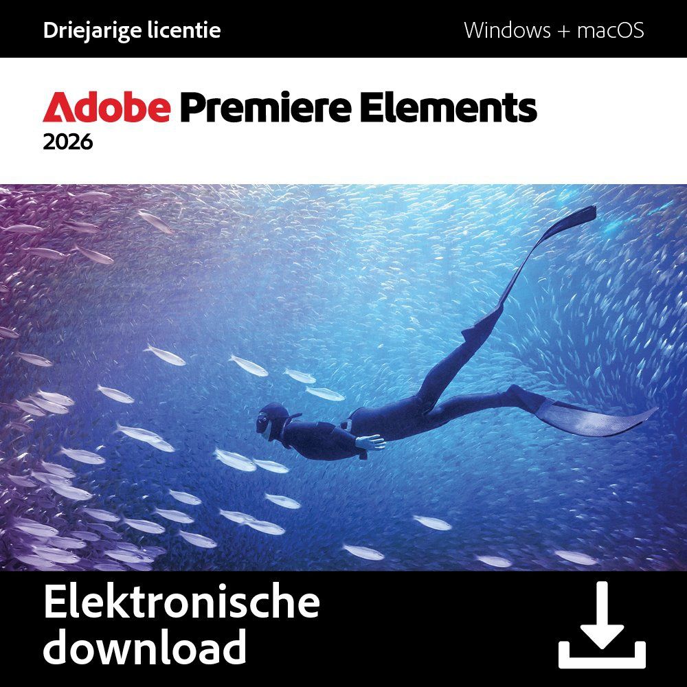 Adobe Premiere Elements 2026 - Licence numérique