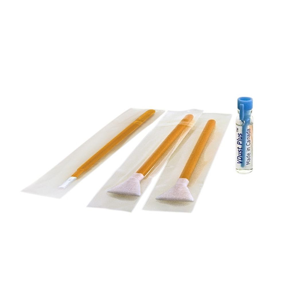 Kit de nettoyage de capteur Visible Dust EZ Mini 1.0ml Vdust Plus + 1.3x/20mm Orange DHAP Vswabs