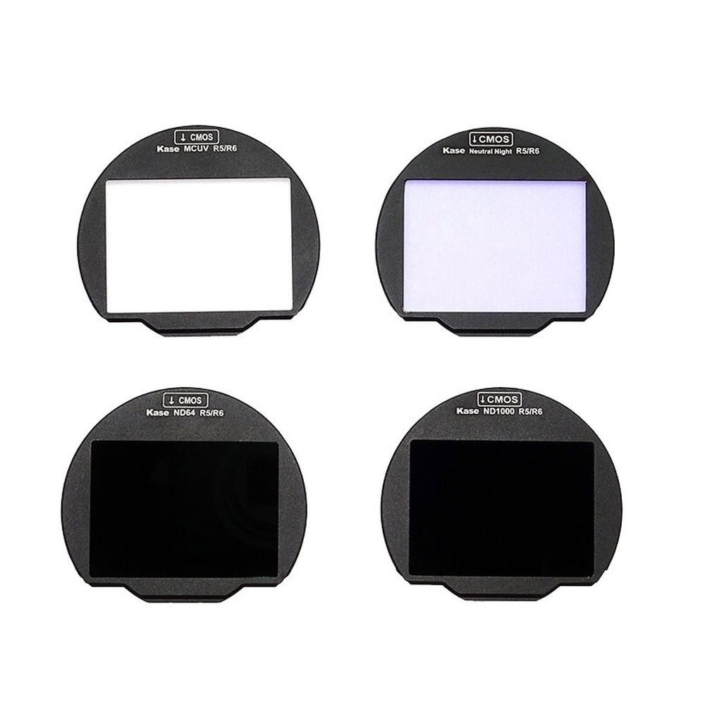 Kase Clip-in Filter Canon R5 R6 4 en 1 set (MCUV, Neutral Night, ND64, ND1000)