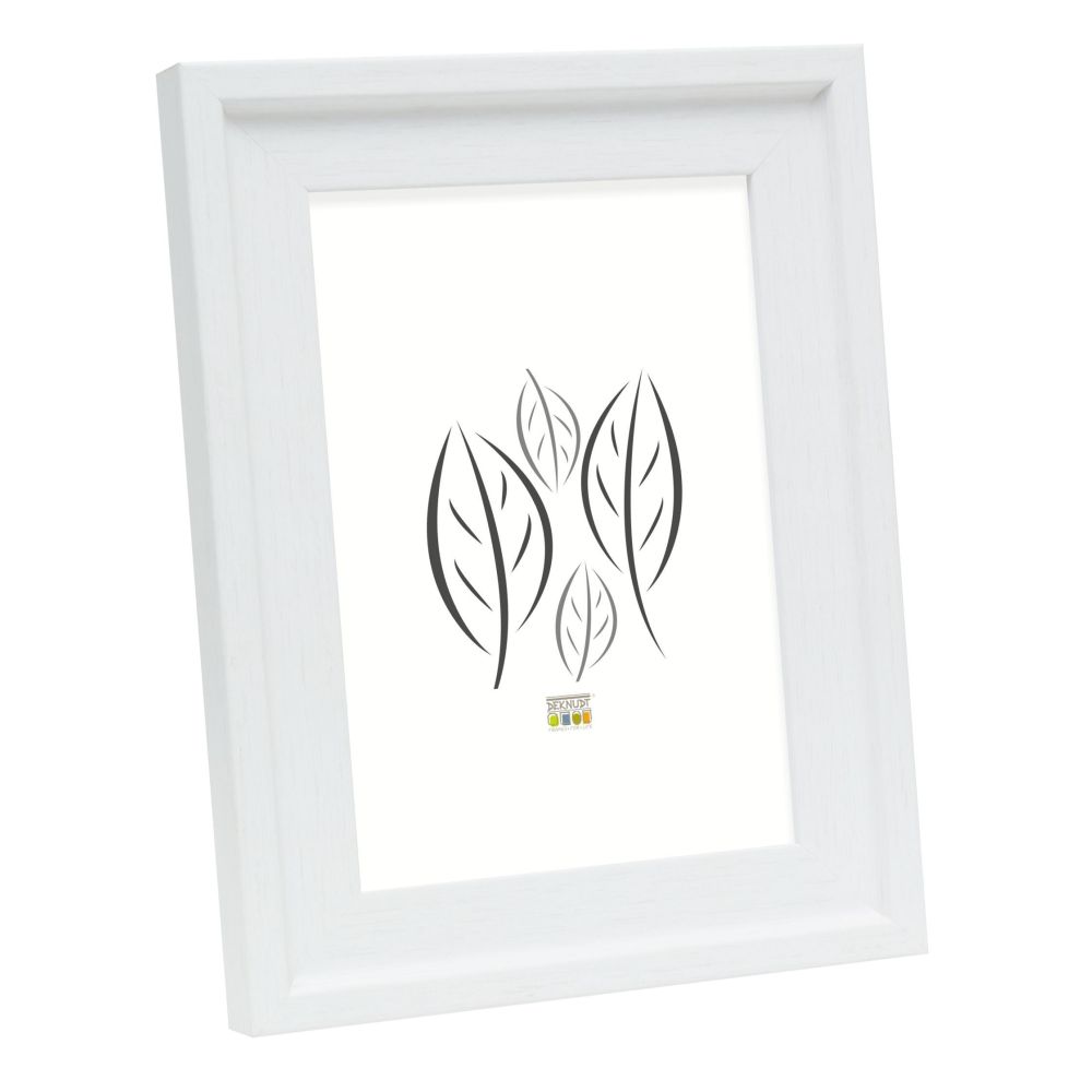 Deknudt Cadre photo blanc aspect peintre 13x18 S45EF1