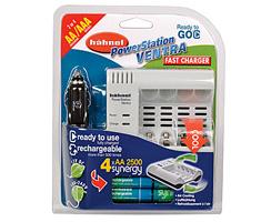 Hähnel Ventra charger + 4x AA-Synergy