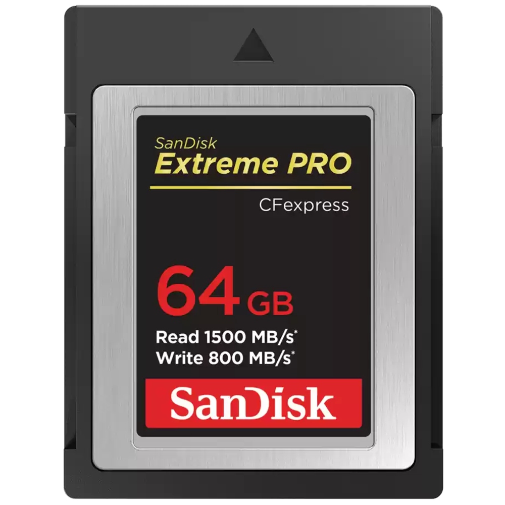 Sandisk CF Express Extreme Pro 64 Go 1 500 / 800 Mo/s Type B