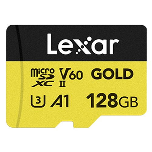 Lexar microSDXC Gold Series UHS-II 128 Go V60