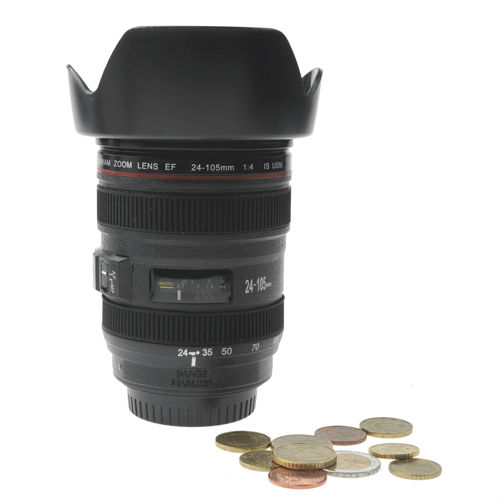 Tirelire objectif Kamera Express