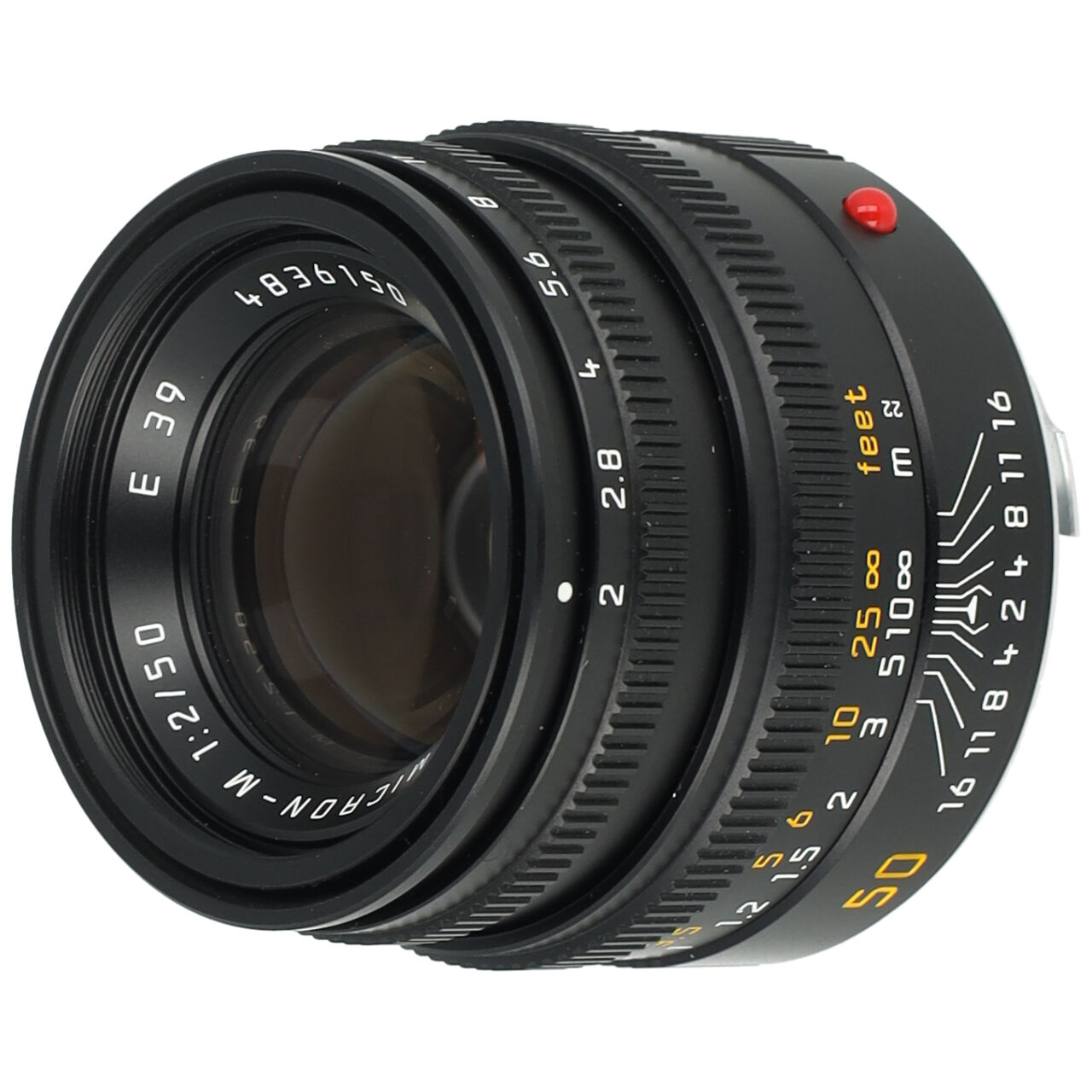 Leica 11826 Summicron-M 50mm F/2 zwart (Type IV) occasion