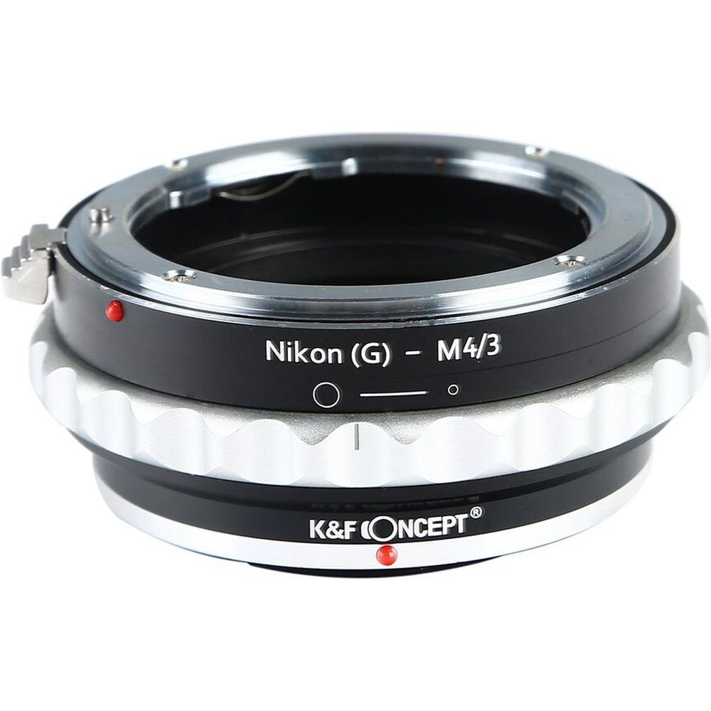 Adaptateur d'objectif K&F Nikon F (type G) - Micro 4/3