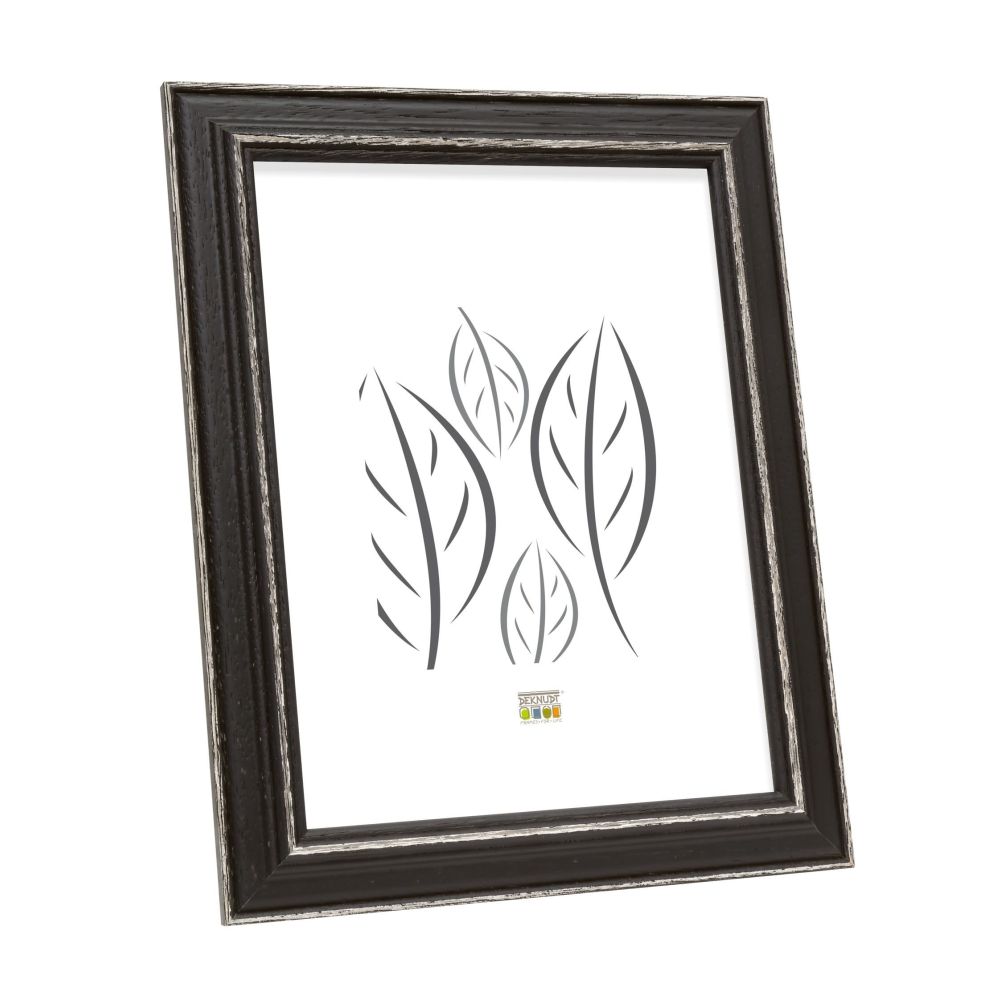 Deknudt Cadre photo noir avec accent naturel 15x20 S221F2