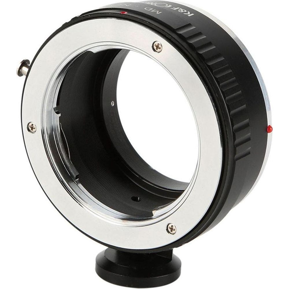 Adaptateur d'objectif K&F Minolta MD - Monture Sony E avec fixation pour trépied