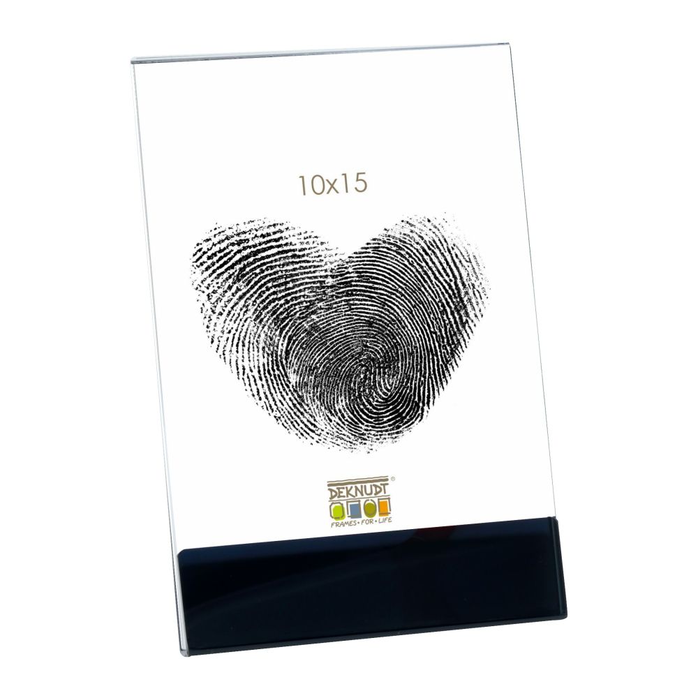 Porte-photo Deknudt en noir avec support 10x15 S58SG2