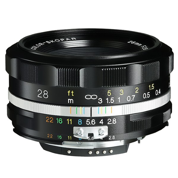 Voigtlander Color Skopar F2.8 28 mm SLII-S Nikon noir
