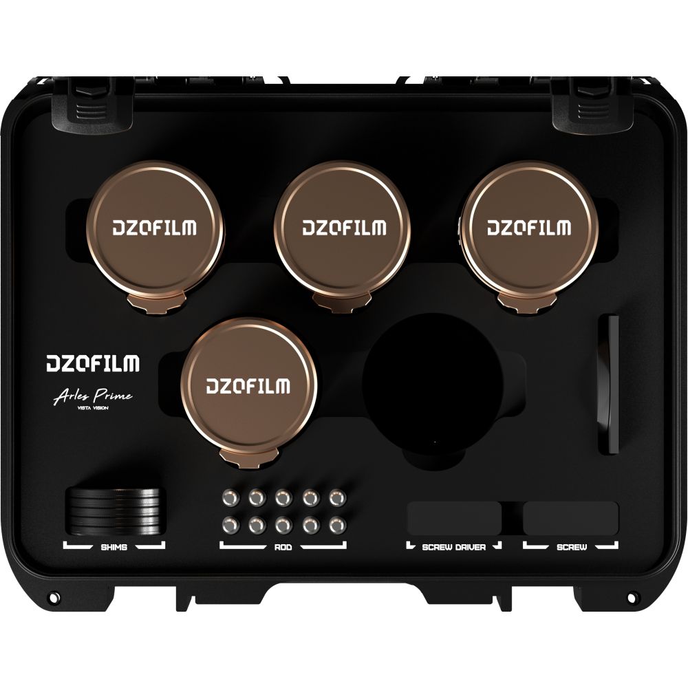 Objectif cinéma DZOFilm Arles Lustre 25/35/50/75 mm FF/VV Prime monture PL (mètre)