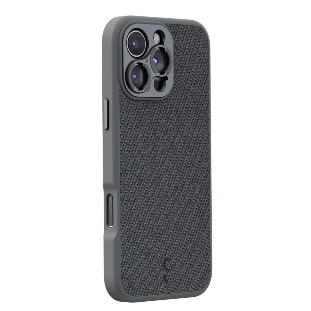Coque ShiftCam pour iPhone 16 Pro Max, tissu gris foncé