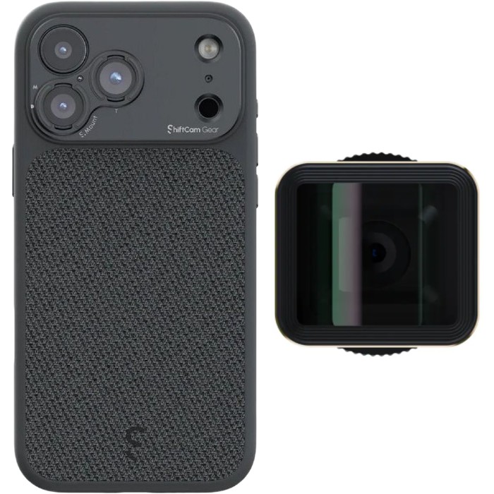 ShiftCam Camera Case S.Mount - iPhone 17 Pro Max (Foncé) + LensUltra 1,33x Anamorphic