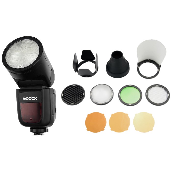 Godox Speedlite V1 Canon + AK-R1 Accessory kit