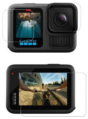 Telesin Kit de protection d'écran en verre trempé pour GoPro 13