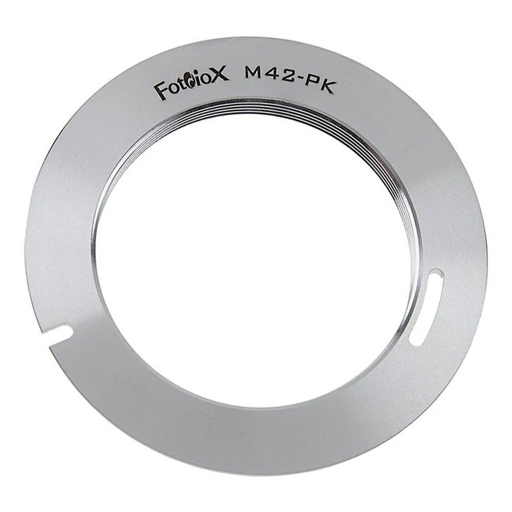 Fotodiox Pro Lens Mount Adapter - M42 Type 1 Screw Mount SLR Lens to Pentax K (PK) Mount SLR Camera Body